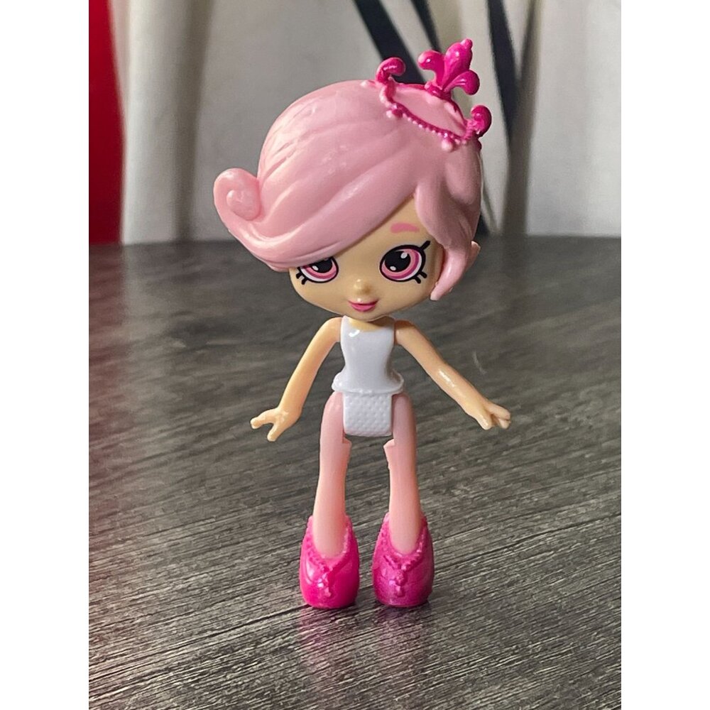 Shopkins‎ Lil' Secrets Chandelia Mini Figure 2.5" Ballerina Pink Updo Teeny Doll